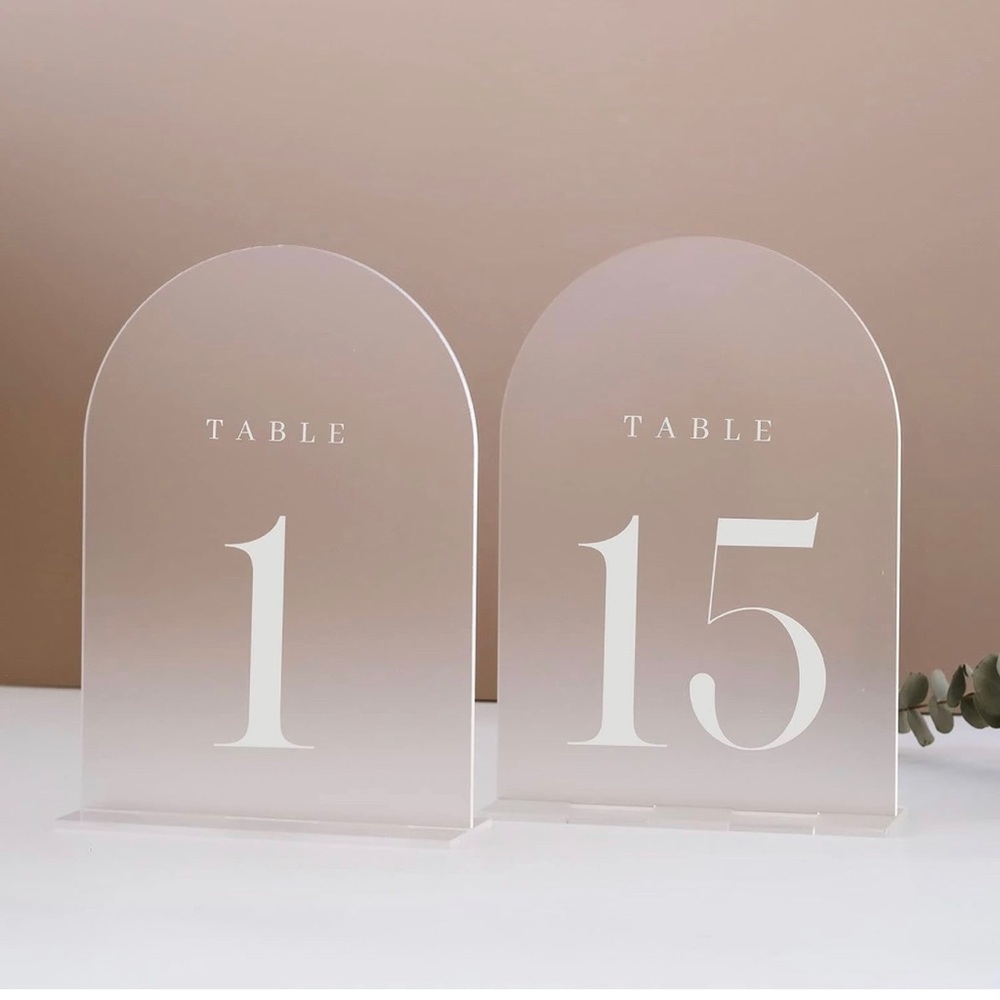 Table numbers (1-15)
